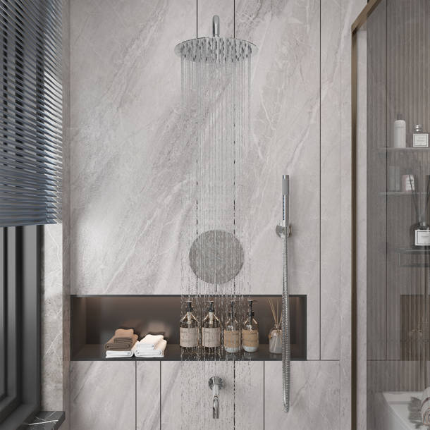 Kalia Complete Shower System with Rough inValve & Reviews Wayfair